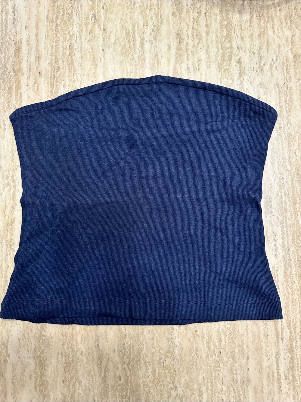 Black Strapless Ribbed Tube Top from Maeve by Anthropology